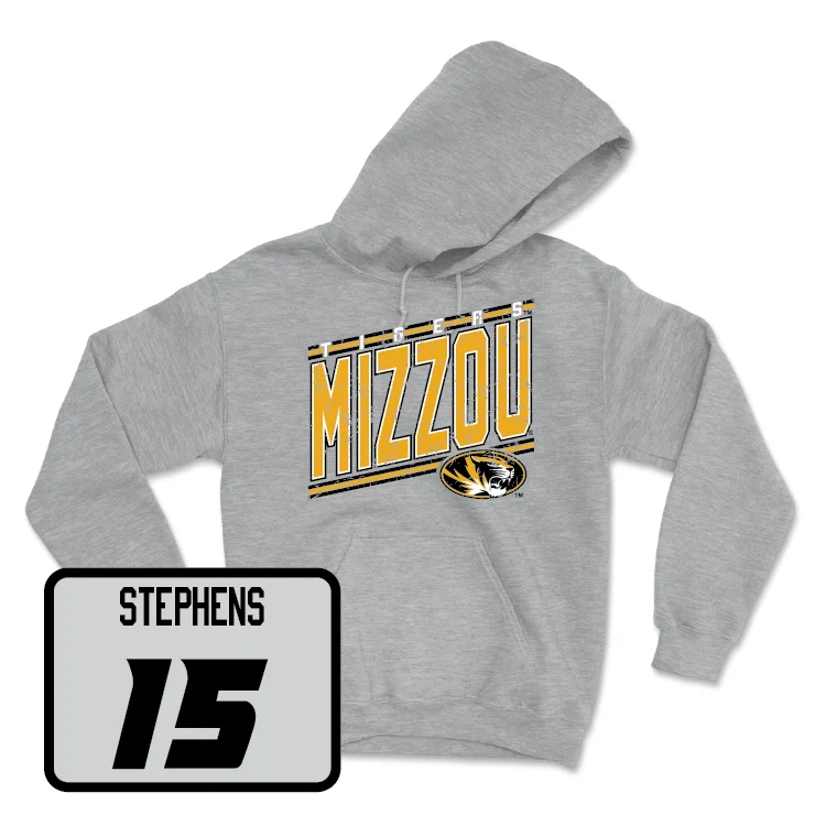 Men's basketball hoodie quality apparel -Sport Grey Men's Basketball Vintage Hoodie - Danny Stephens