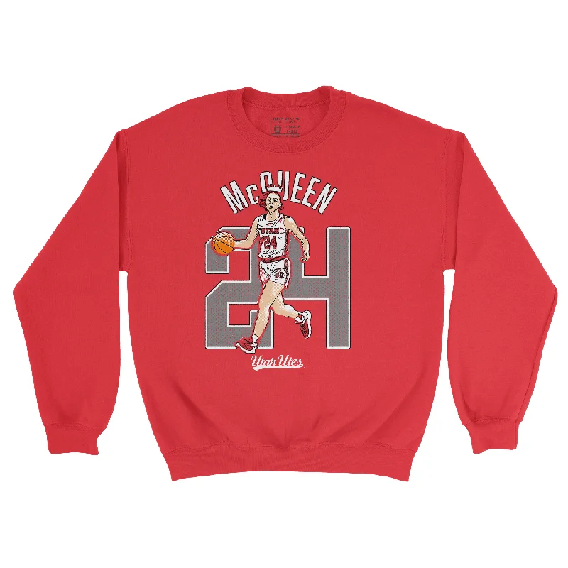 Men's basketball T-shirts pro-quick -EXCLUSIVE: Kennady McQueen Cartoon Crewneck