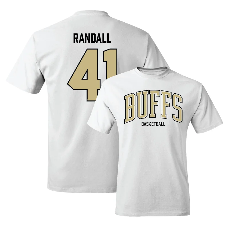 Men's basketball T-shirts stylish-pro -Men's Basketball White Arch Tee  - Nick Randall