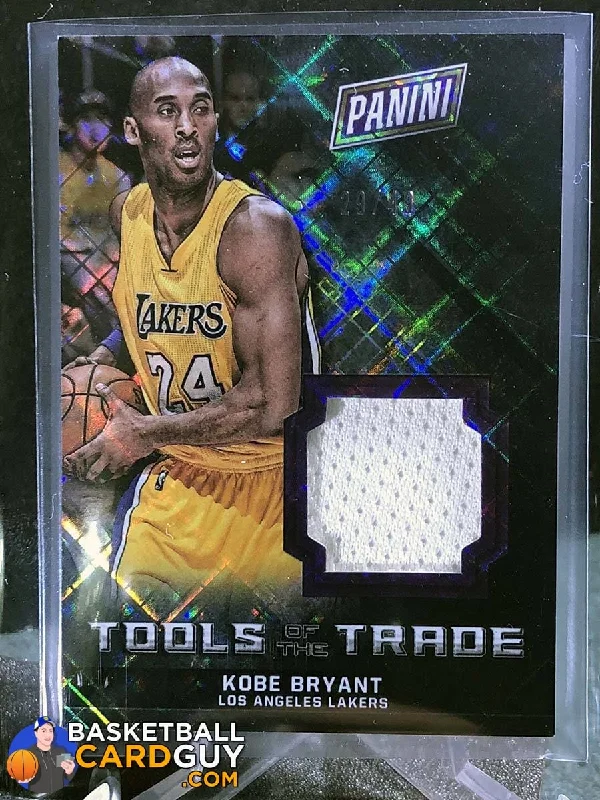 Basketball jerseys muted-tone -Kobe Bryant 2016 Panini National Convention Tools of the Trade Diamond Awe Jersey  #/49