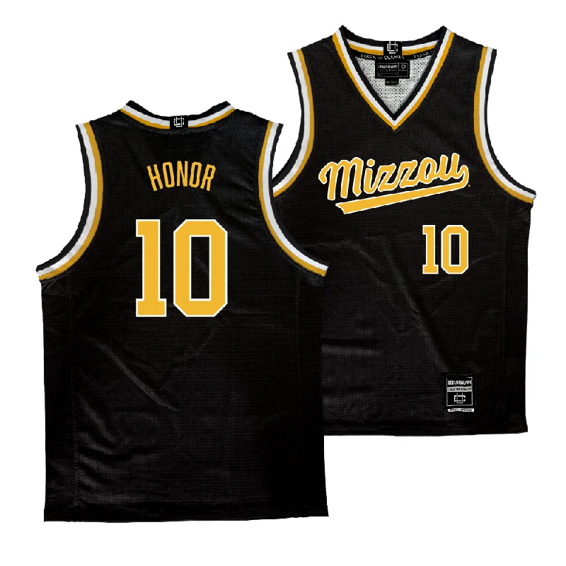 Basketball jerseys stylish -Mizzou Men's Basketball Black Jersey - Nick Honor | #10