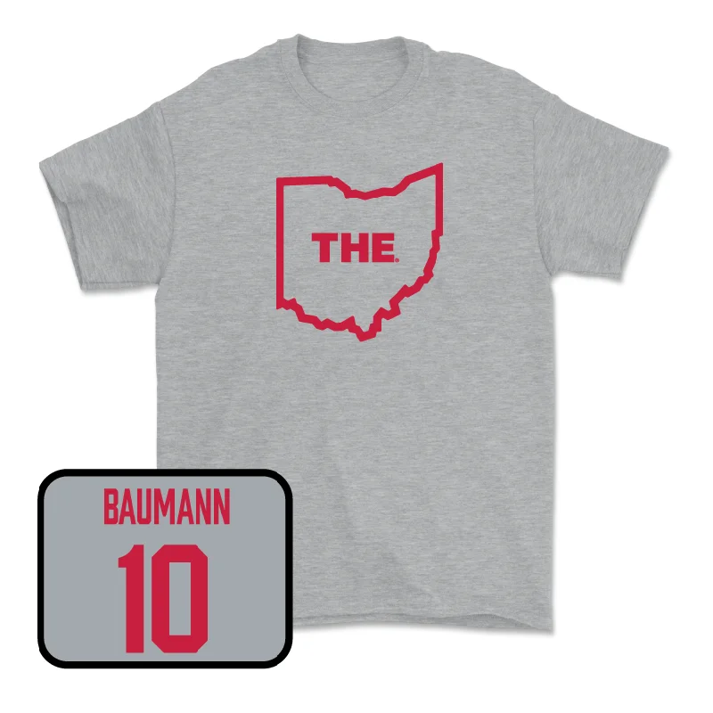 Men's basketball T-shirts team-fan -Sport Grey Men's Basketball The Tee - Colby Baumann