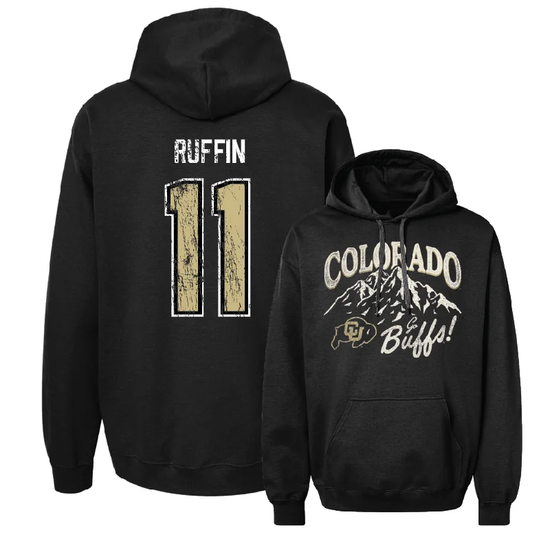 Men's basketball hoodie team special -Men's Basketball Black Mountain Hoodie - Javon Ruffin