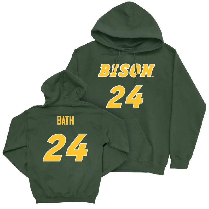 Men's basketball hoodie light offer -Green Men's Basketball Player Hoodie  - Patrick Bath