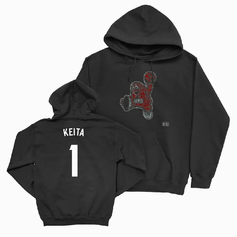 Men's basketball hoodie playoff gear -WKU Men's Basketball Big Red Hoodie   - Blaise Keita