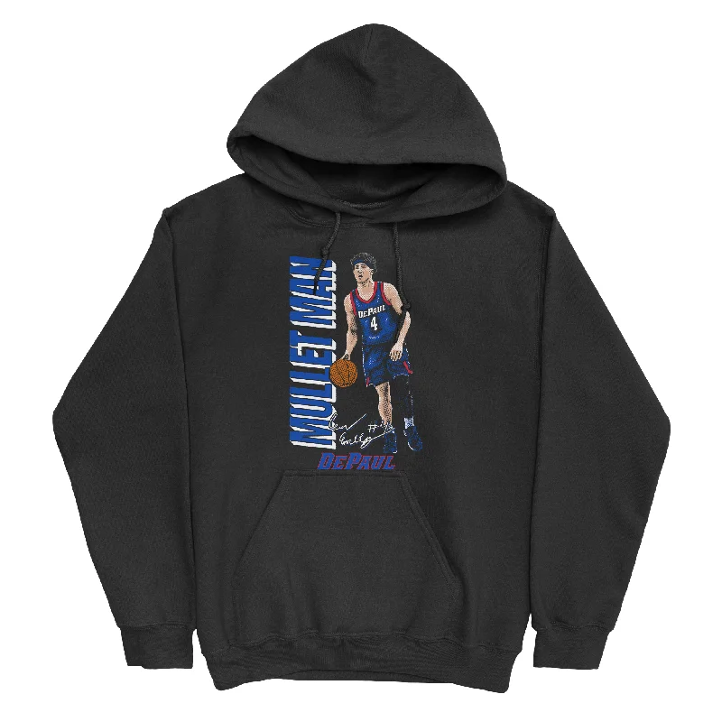 Men's basketball hoodie excellent quality -EXCLUSIVE RELEASE: Conor Enright Signature Black Hoodie