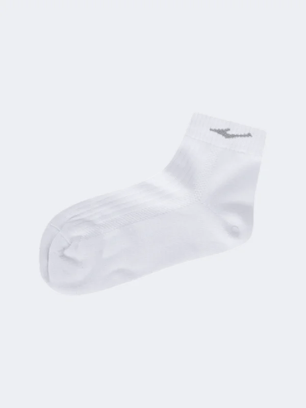 Basketball socks breathable-mesh -Erke Flat Men Training Sock White