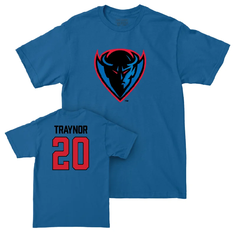 Men's basketball T-shirts team-game -DePaul Men's Basketball Royal Legacy Tee - Jayden Traynor | #20