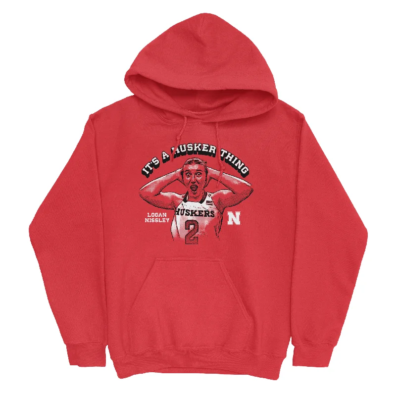 Men's basketball hoodie quick-dry bundle -EXCLUSIVE RELEASE: Logan Nissley - It's a Nebraska Thing Hoodie