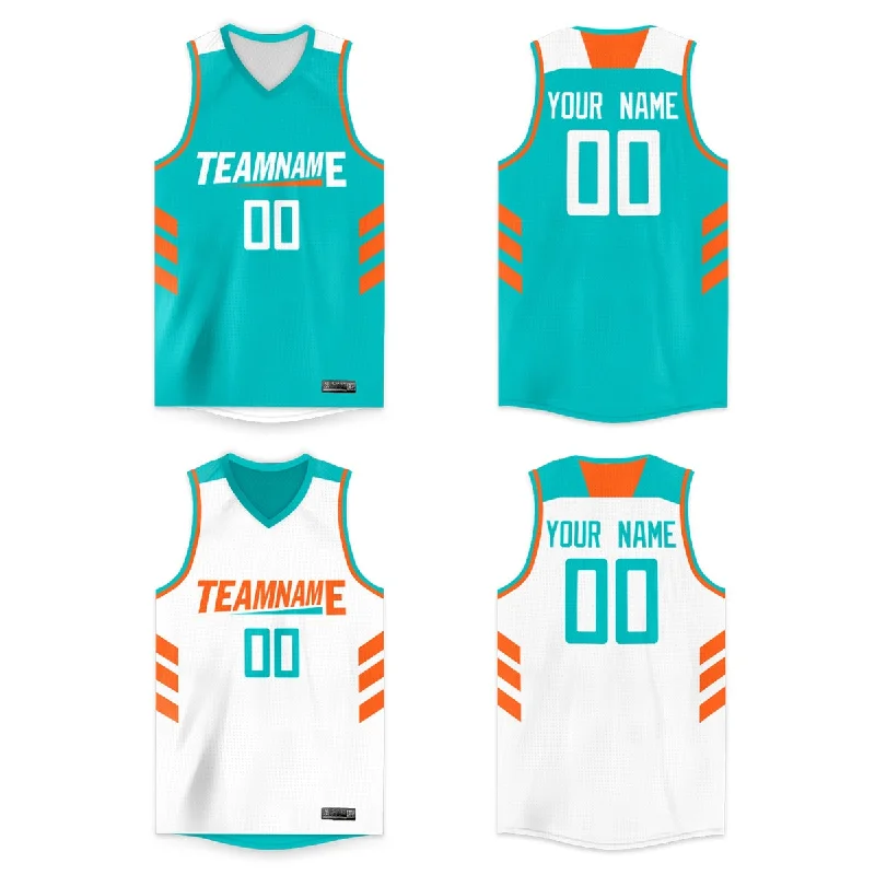 Basketball jerseys pro-style -Custom Basketball Jersey Reversible Athletic Team Uniform for Men/Youth