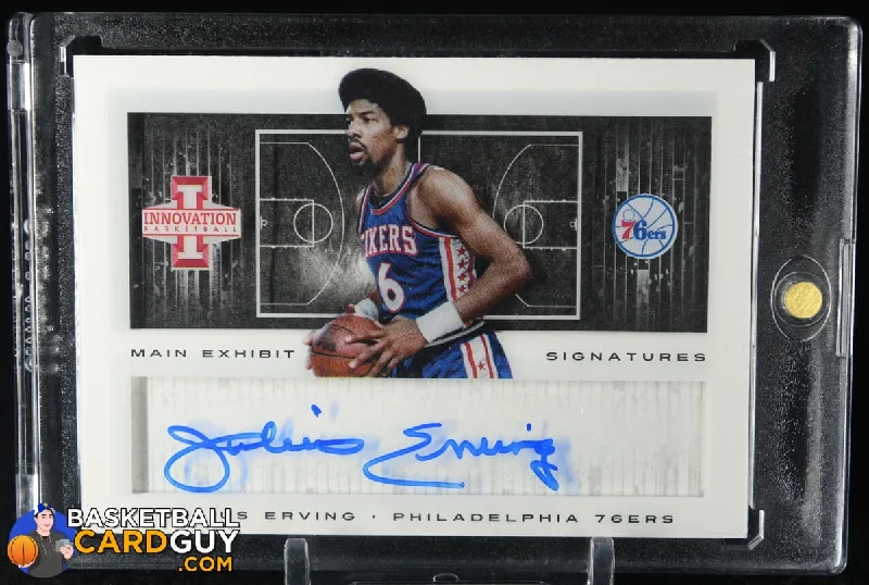 Basketball jerseys fan -Julius Erving 2013-14 Innovation Main Exhibit Signatures #20 JERSEY NUMBERED #6/25