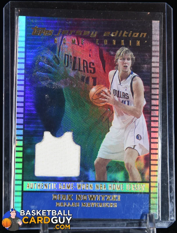 Basketball jerseys team-style -Dirk Nowitzki 2002-03 Topps Jersey Edition #JEDNO H