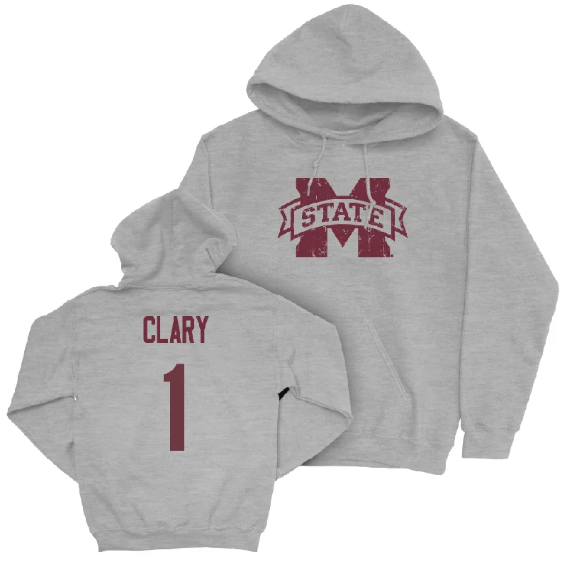 Men's basketball hoodie official apparel -Sport Grey Men's Basketball Classic Hoodie  - Kanye Clary