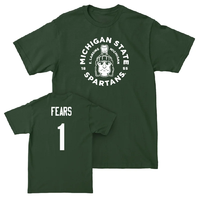 Men's basketball T-shirts pro-team -Green Men's Basketball East Lansing Tee   - Jeremy Fears