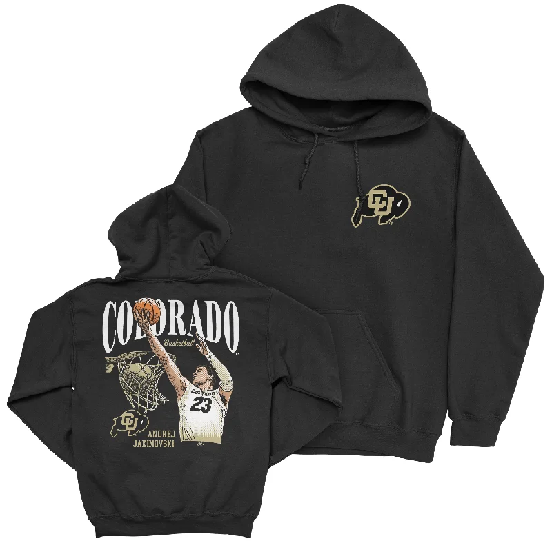 Men's basketball hoodie sport set -EXCLUSIVE RELEASE: Andrej Jakimovski Buffs Black Hoodie