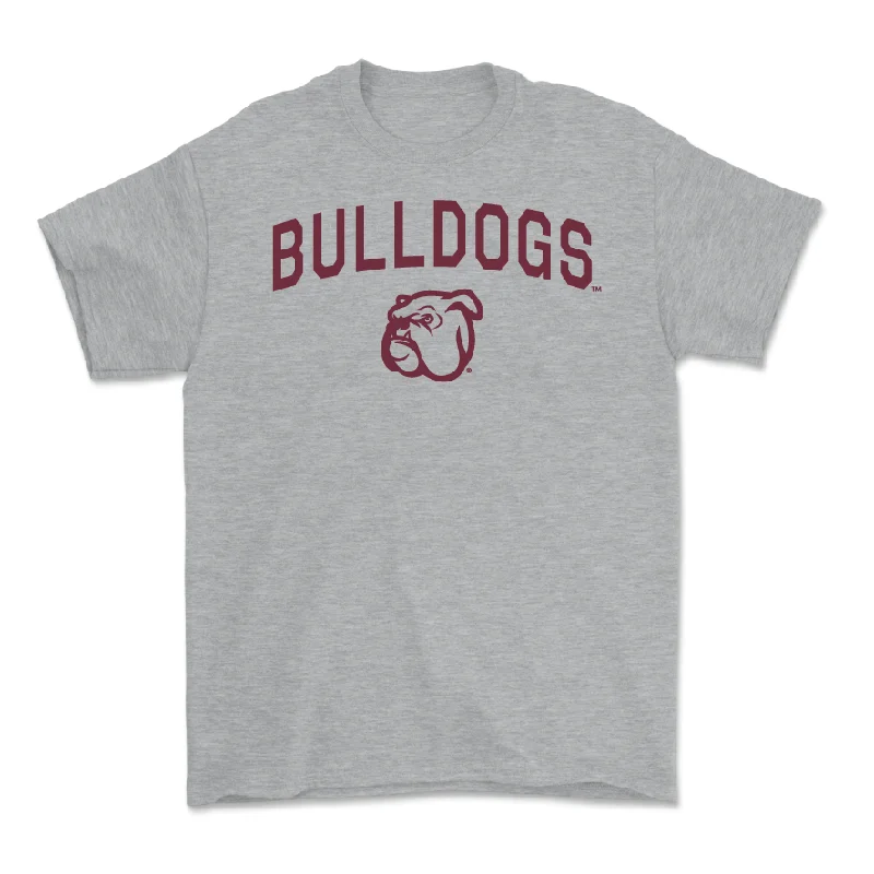 Men's basketball T-shirts pro-sweat -Sport Grey Men's Basketball Bulldogs Tee - Harrison Alexander