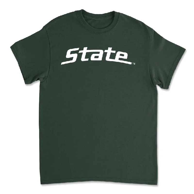 Men's basketball T-shirts lightweight-fan -Green Men's Basketball State Tee - Tyson Walker