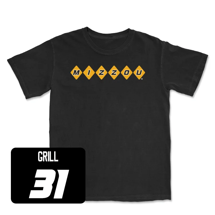 Men's basketball T-shirts lightweight-breathable -Men's Basketball Black Diamond Tee - Caleb Grill