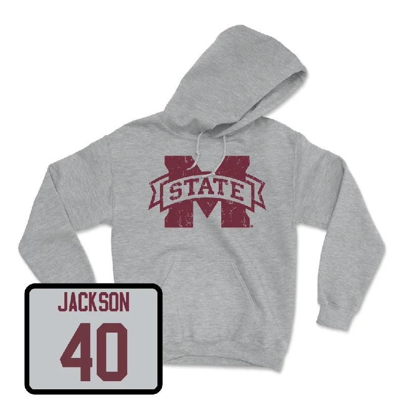 Men's basketball hoodie squad sale -Sport Grey Men's Basketball Classic Hoodie  - Trey Jackson