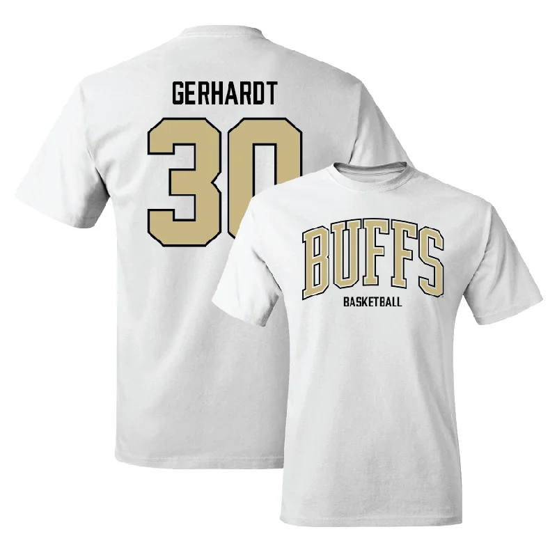 Men's basketball T-shirts team -Men's Basketball White Arch Tee - Gregory Gerhardt