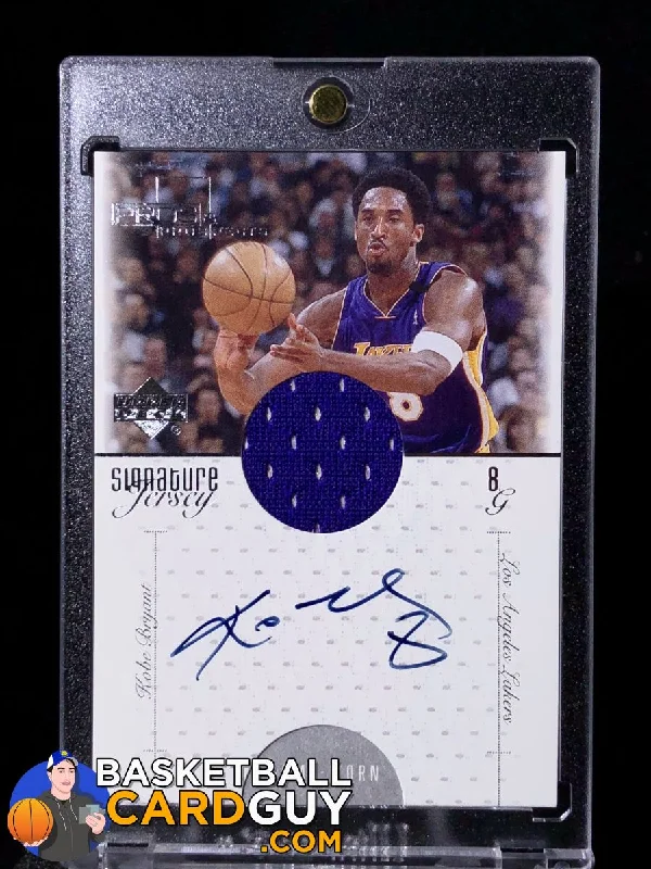 Basketball jerseys team-fit -Kobe Bryant 2000-01 Upper Deck Pros and Prospects Signature Jerseys