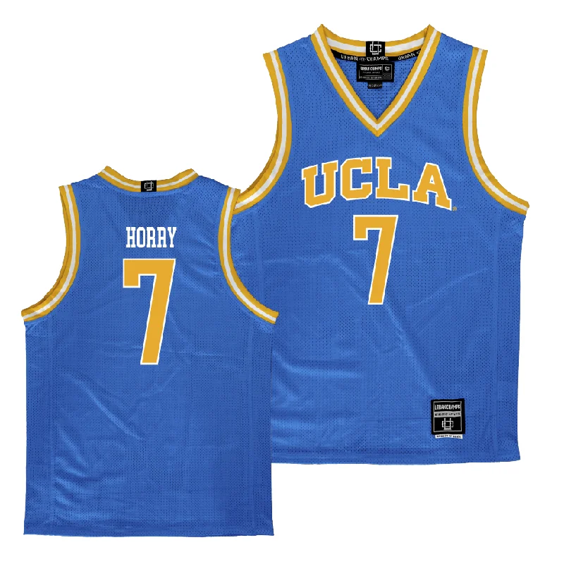 Basketball jerseys practice -UCLA Men's Basketball Blue Jersey  - Christian Horry