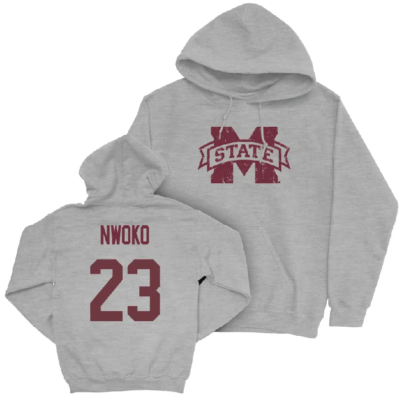 Men's basketball hoodie trendy deal -Sport Grey Men's Basketball Classic Hoodie  - Michael Nwoko