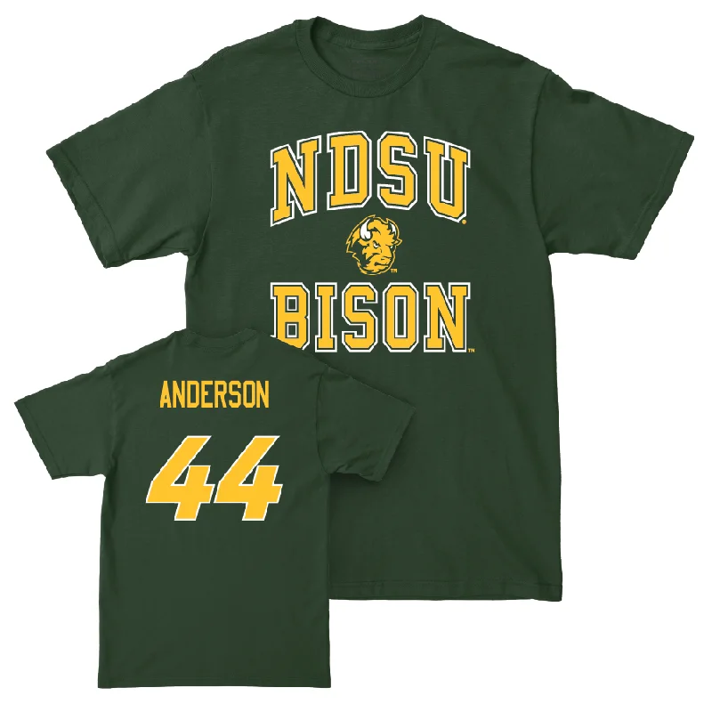 Men's basketball T-shirts retro-comfort -Green Men's Basketball College Tee - Treyson Anderson