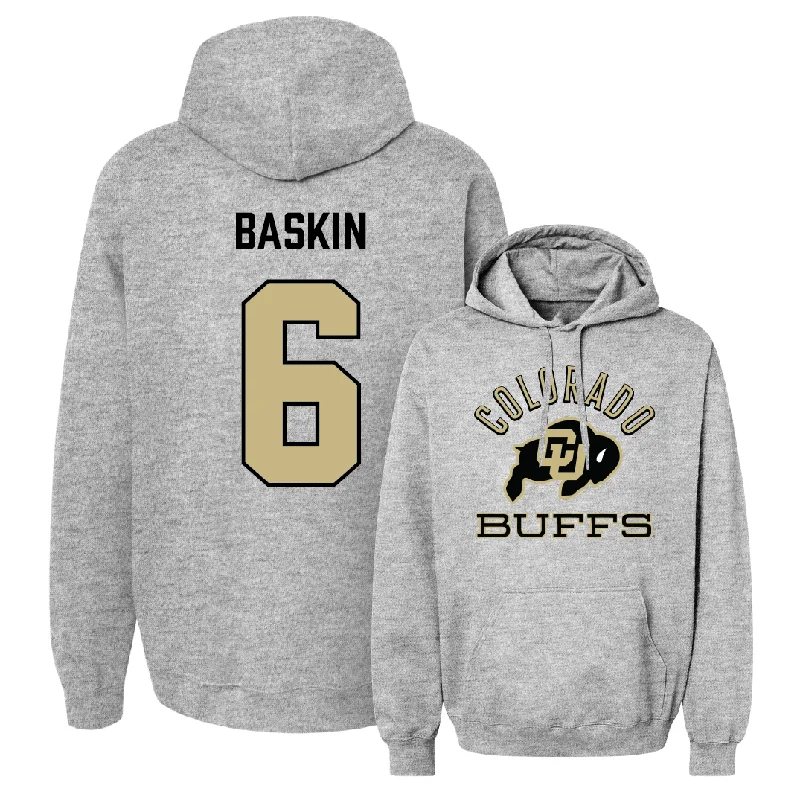 Men's basketball hoodie quality hoodies -Sport Grey Men's Basketball Classic Hoodie  - Trevor Baskin