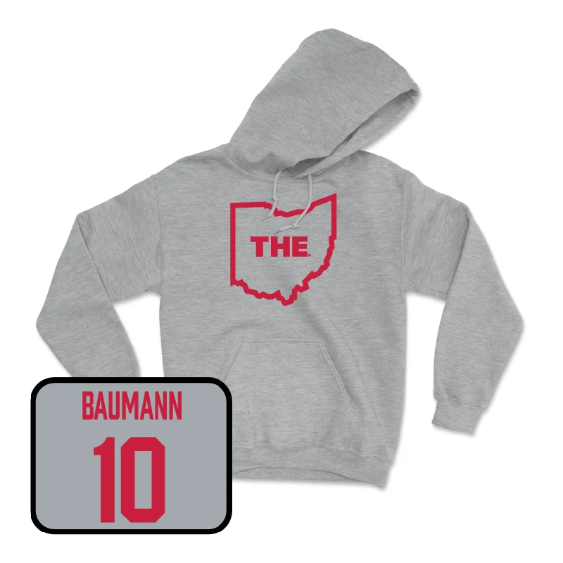 Men's basketball hoodie bulk savings -Sport Grey Men's Basketball The Hoodie - Colby Baumann