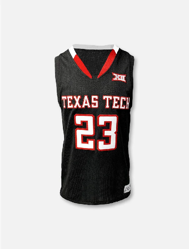 Basketball jerseys breathable-fan -Retro Brand Texas Tech Red Raiders YOUTH Jarrett Culver #23 Tackle Twill Jersey