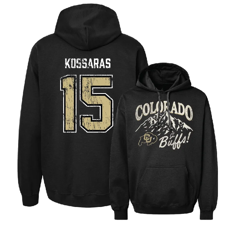 Men's basketball hoodie dynamic fit -Men's Basketball Black Mountain Hoodie  - Felix Kossaras