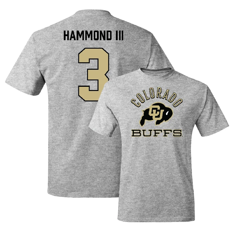 Men's basketball T-shirts lightweight-play -Sport Grey Men's Basketball Classic Tee - Julian Hammond III