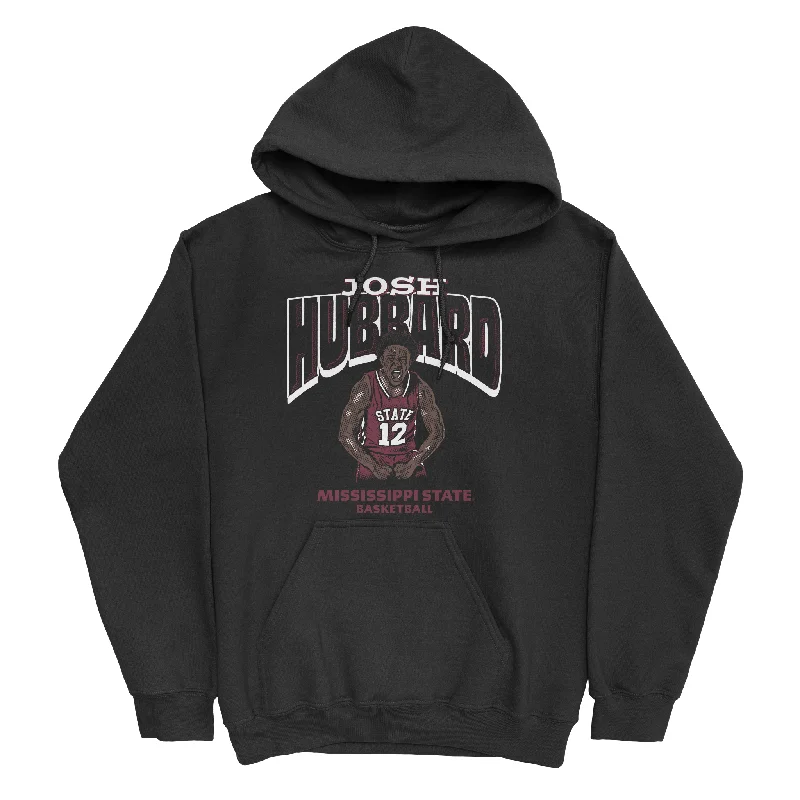 Men's basketball hoodie squad apparel -EXCLUSIVE RELEASE: Josh Hubbard Signature Black Hoodie