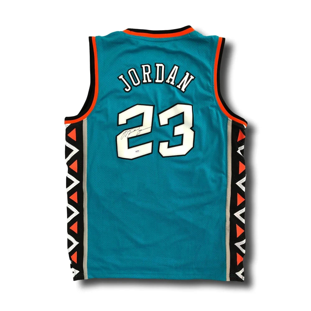 Basketball jerseys discount -Michael Jordan Signed 1996 All Star Jersey PSA/DNA COA Autograph Bulls 96 Teal Autograph