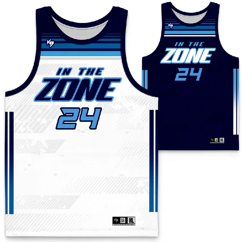 Basketball jerseys vintage-retro -In The Zone Custom Basketball Jersey (Home + Away)