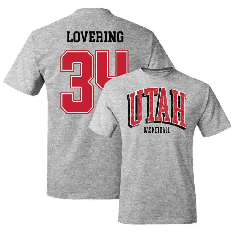 Men's basketball T-shirts minimalist -Sport Grey Men's Basketball Arch Tee  - Lawson Lovering