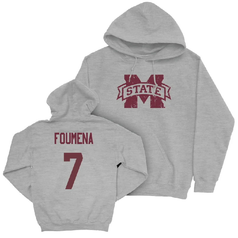 Men's basketball hoodie bright shades -Sport Grey Men's Basketball Classic Hoodie  - Jeremy Foumena