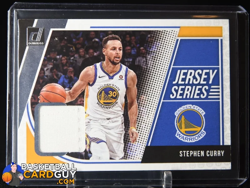 Basketball jerseys outdoor -Stephen Curry 2018-19 Donruss Jersey Series #JS-SCY