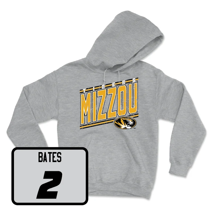 Men's basketball hoodie performance collection -Sport Grey Men's Basketball Vintage Hoodie - Tamar Bates