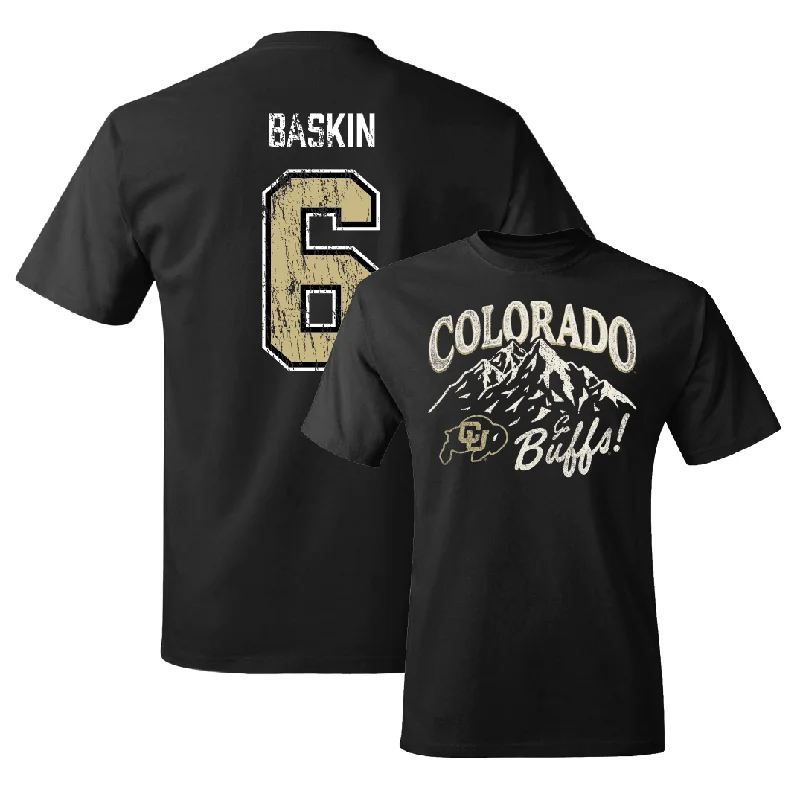 Men's basketball T-shirts retro-breathable -Men's Basketball Black Mountain Tee  - Trevor Baskin