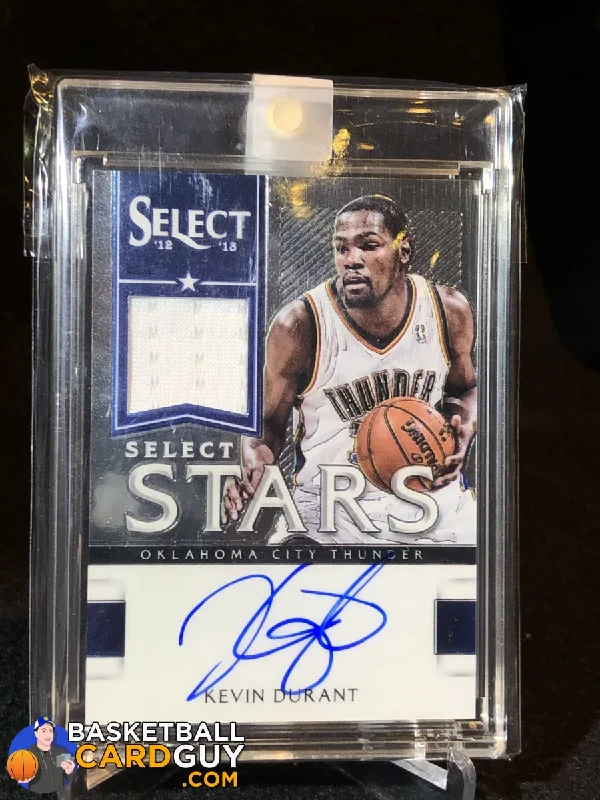 Basketball jerseys team-season -Kevin Durant 2012-13 Select Select Stars Jersey Autographs #/199