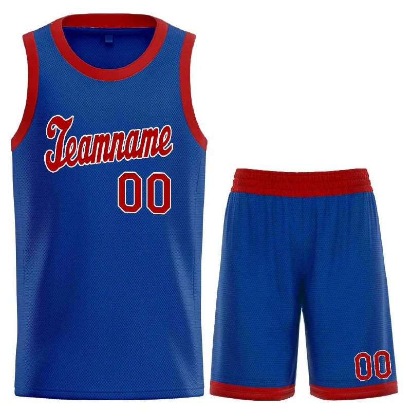 Basketball jerseys retro-vintage -Custom Royal Maroon-White Classic Sets Sports Uniform Basketball Jersey