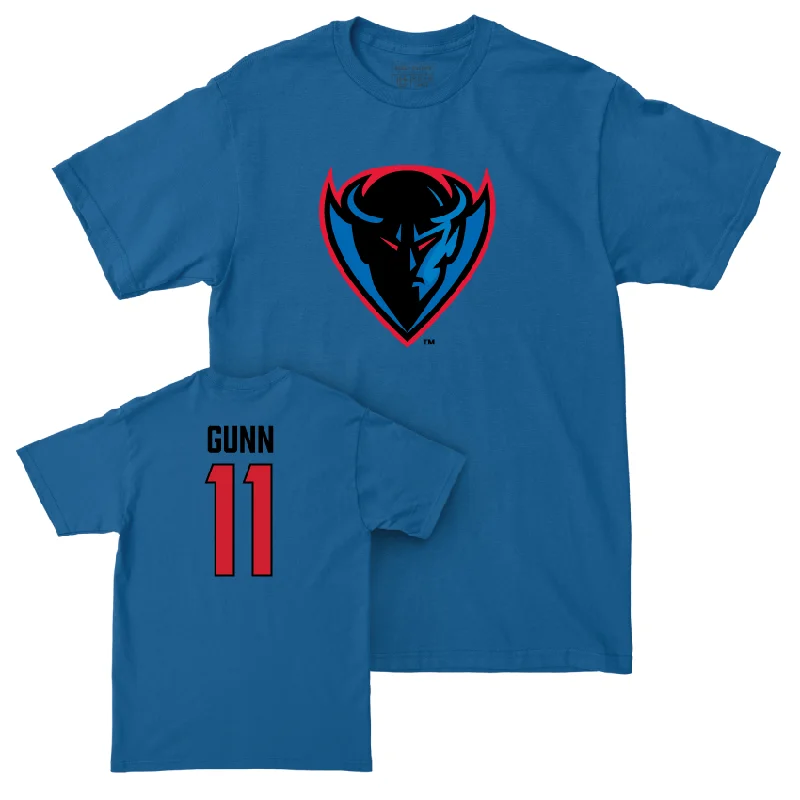 Men's basketball T-shirts vintage-court -DePaul Men's Basketball Royal Legacy Tee - CJ Gunn | #11