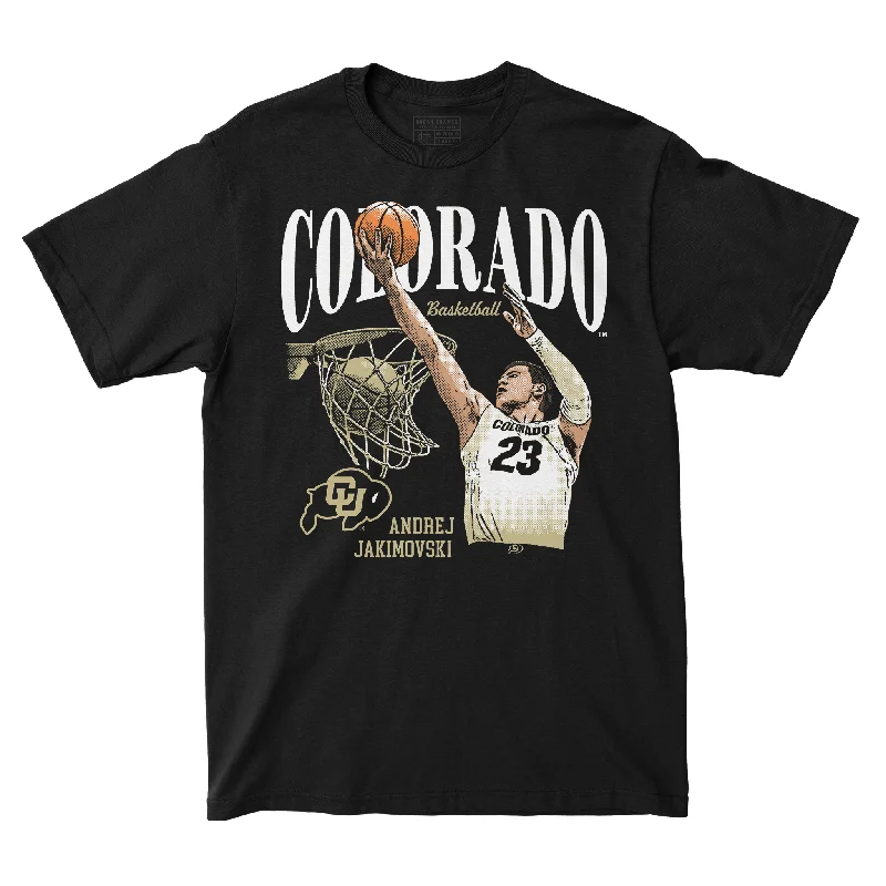 Men's basketball T-shirts sustainable -EXCLUSIVE RELEASE: Andrej Jakimovski Buffs Black Tee