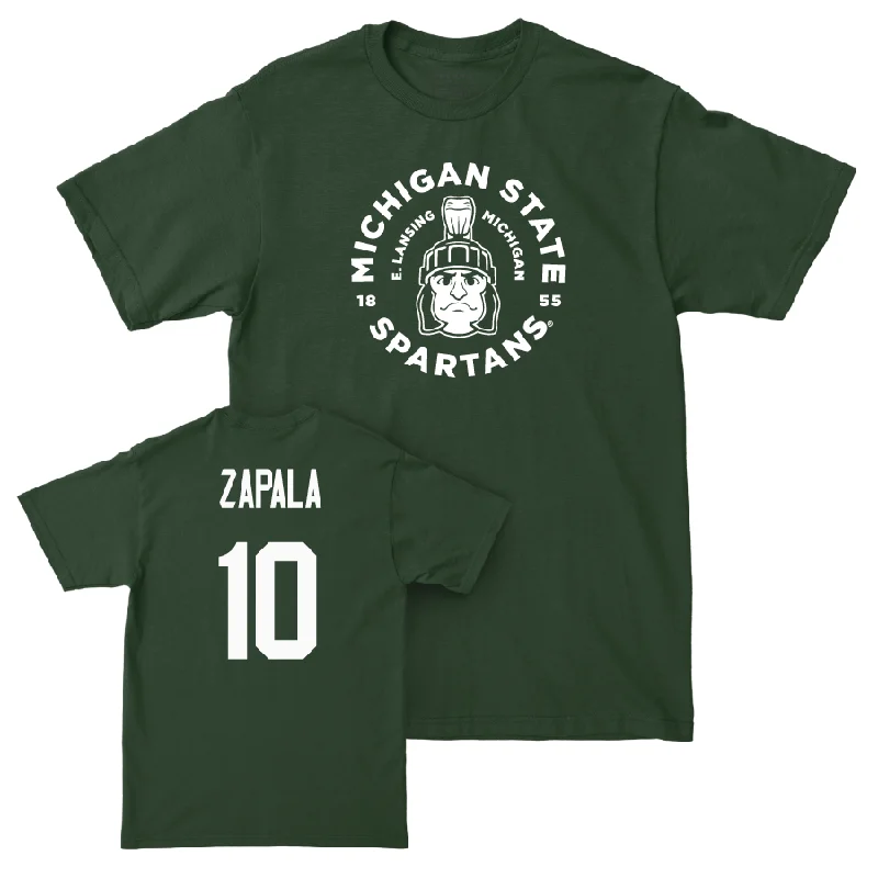 Men's basketball T-shirts vintage-pro -Green Men's Basketball East Lansing Tee   - Szymon Zapala