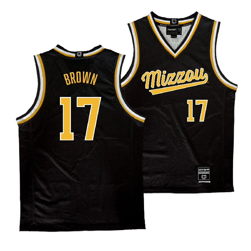 Basketball jerseys retro -Mizzou Men's Basketball Black Jersey  - JV Brown