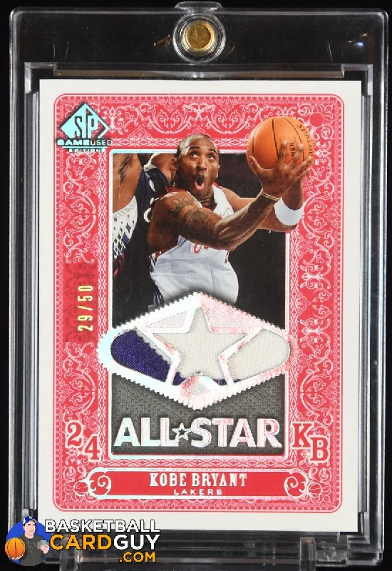 Basketball jerseys retro-style -Kobe Bryant 2007-08 SP Game Used All-Star Jersey Patch #ASKB