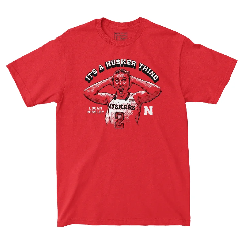 Men's basketball T-shirts retro-play -EXCLUSIVE RELEASE: Logan Nissley - It's a Nebraska Thing Tee