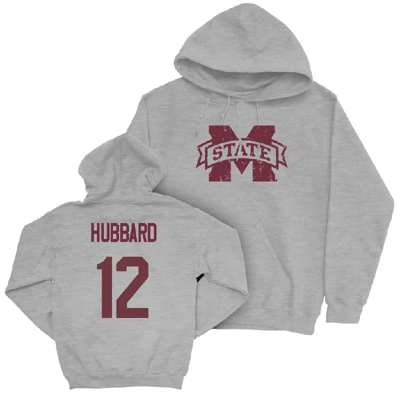 Men's basketball hoodie cool outfit -Sport Grey Men's Basketball Classic Hoodie - Josh Hubbard